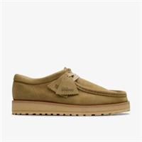 Clarks Mens Walla Scout Lo Dark Sand Suede Wallabee Suede Casual