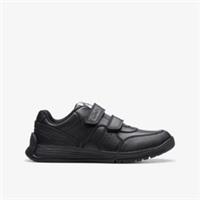 Clarks Kids Unisex,Girls,Boys CICA Star Orb Kid Black Trainers Leather Sports