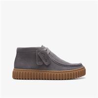 Clarks Kids Unisex,Girls,Boys Tor Hill Kid Grey Suede Ankle Boots Suede Casual