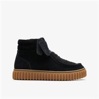 Clarks Kids Unisex,Girls,Boys Tor Hill Hi Older Black Suede Ankle Boots Suede