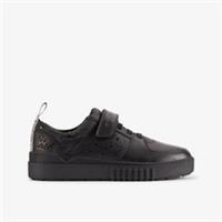 Clarks Kids Unisex,Girls,Boys Stranger Things Somerset Lo Kid Black School