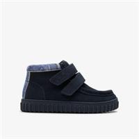 Clarks Kids Unisex,Girls,Boys Tor Hill Toddler Navy Camouflage Ankle Boots Suede