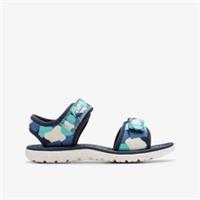 Clarks Kids Unisex,Girls,Boys Surfing Tide Kid Aqua Combination Flat Sandals