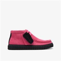 Clarks Kids Unisex,Girls,Boys Tor Hill Kid Fuchsia Suede Ankle Boots Suede
