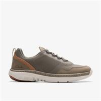 Clarks Mens Clarks Pro Knit Stone Combination Trainers Textile Casual