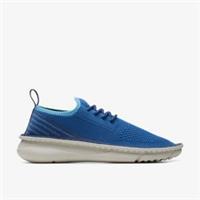 Clarks Womens Clarks Origin2 Cobalt Knit Trainers Textile Sports