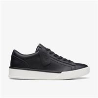 Clarks Womens Craft Cup Walk Black Leather Trainers Leather Sports