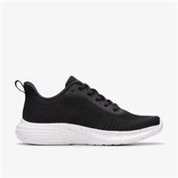 Clarks Womens Izza Knit Black Trainers Textile Sports