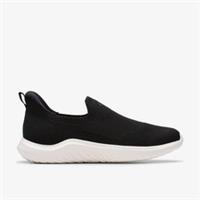 Clarks Womens Nova Aster Black Trainers Textile Casual