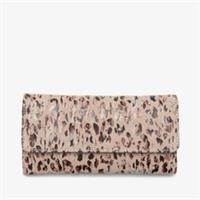 Clarks Womens Roslyn Mid Leopard Print Purse,Clutch Bag Leather Casual