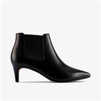 Clarks Womens Laina 55 Boot2 Black Leather Heels,Ankle Boots Leather Smart