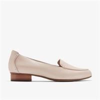 Clarks Womens Keesha Luca Sand Slip Ons,Loafers Leather Smart