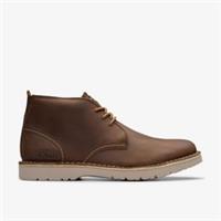 Clarks Mens Eastridge Mid Beeswax Leather Lace Up,Ankle Boots Leather Casual