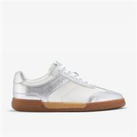 Clarks Womens Maseri Walk Metallic Combination Trainers Leather Sports