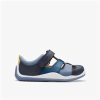 Clarks Kids Unisex,Girls,Boys Noodle Sun Toddler Navy Combination Flat Sandals