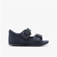 Clarks Kids Unisex,Girls,Boys Baha Beach Toddler Navy Flat Sandals Leather
