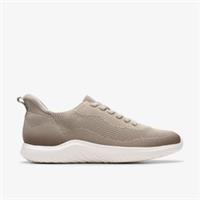 Clarks Womens Nova Lace Sage Trainers Textile Casual