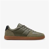 Clarks Mens Fosse Go Olive Trainers Synthetic Sports