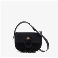 Clarks Womens Casual Cross 2 Black Suede Cross Body Bag Leather Casual