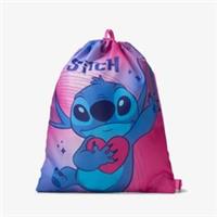 Clarks Boys,Girls,Kids Unisex Stitch Trainer Bag Pink Combination Drawstring Bag