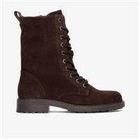 Clarks Womens Orinoco 2 Style Dark Brown Suede Lace Up,Ankle Boots Suede Casual