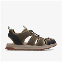 Clarks Mens ATL Trek Wave Olive Combination Fisherman Sandals,ATL Synthetic