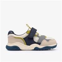 Clarks Boys Feather Hero Toddler Off White Synthetic Riptape,Trainers Synthetic