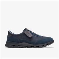 Clarks Mens Nature X One Navy Nubuck Trainers Nubuck Walking,Sports