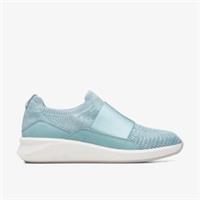 Clarks Womens Un Rio Knit Turquoise Knit Trainers Textile Sports