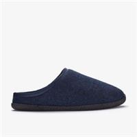 Clarks Mens Chilcomb Navy Abstract Slippers Textile Casual