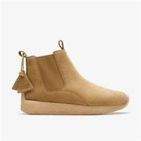 Clarks Mens,Womens,Unisex Radlett Dark Sand Chelsea Boots Suede Casual