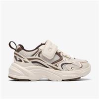 Clarks Boys Crafton Park Toddler Off White Combination Trainers Textile Casual