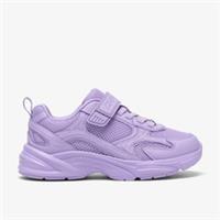 Clarks Girls Crafton Park Kid Lilac Trainers Textile Casual
