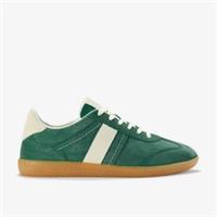 Clarks Womens Stara Walk Dark Green Suede Trainers Suede Sports