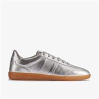 Clarks Womens Stara Walk Metallic Combination Trainers Leather Sports