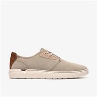 Clarks Mens Flexwell Tie Grey Suede Lace Up Suede Casual