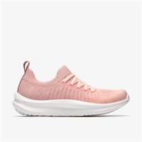Clarks Womens Solevana Lace Dusty Pink Trainers Textile Sports