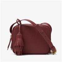 Clarks Womens Kierra Mila Maroon Leather Cross Body Bag Leather Casual