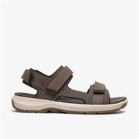 Clarks Mens Guideview Trek Taupe Flat Sandals,Two Part Sandals Leather Sports