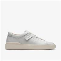 Clarks Mens Craft Swift White Leather Trainers Leather Sports