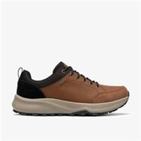 Clarks Mens Pelmo Lace Waterproof Tan Lace Up,Walking Synthetic Casual