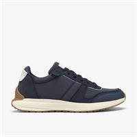 Clarks Mens Cawton Lace Navy Combination Trainers Textile Sports