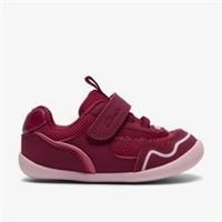 Clarks Girls Roamer Move Toddler Pink Combination Pre Walker,Riptape Synthetic