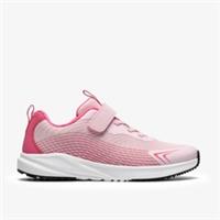 Clarks Girls Deyes Dash Youth Pink Combination Trainers Textile School