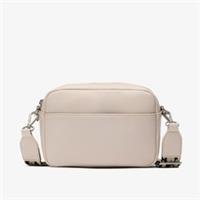 Clarks Womens April Camera Cream Cross Body Bag Synthetic Casual