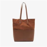 Clarks Womens Hanley Dusk Tan Combination Shoulder Bag,Tote Bag Suede Casual