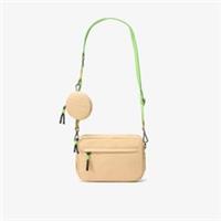 Clarks Womens Utility 2 Pocket Cotton Combination Cross Body Bag Textile Casual