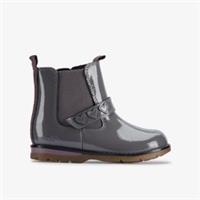 Clarks Girls Dabi Halo Toddler Dark Grey Ankle Boots Leather Casual