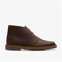 Clarks Mens Shepton Dark Brown Leather Ankle Boots,Lace Up Leather Casual