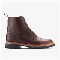 Clarks Mens Clarkridge Hi Tan Leather Ankle Boots Oiled Leather Casual